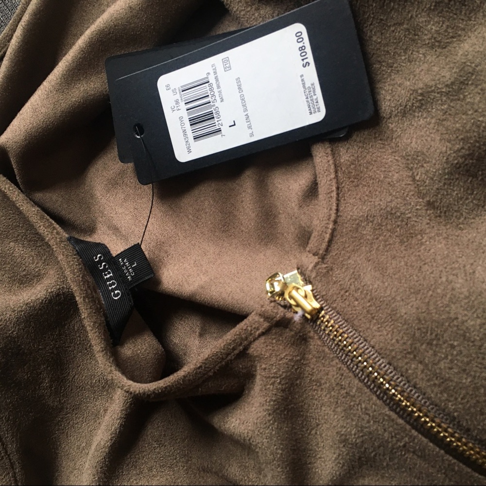 Guess Jelena Suede Dress casual Formal - Picture 8 of 8